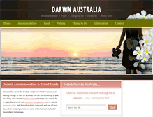 Tablet Screenshot of darwin-australia.com
